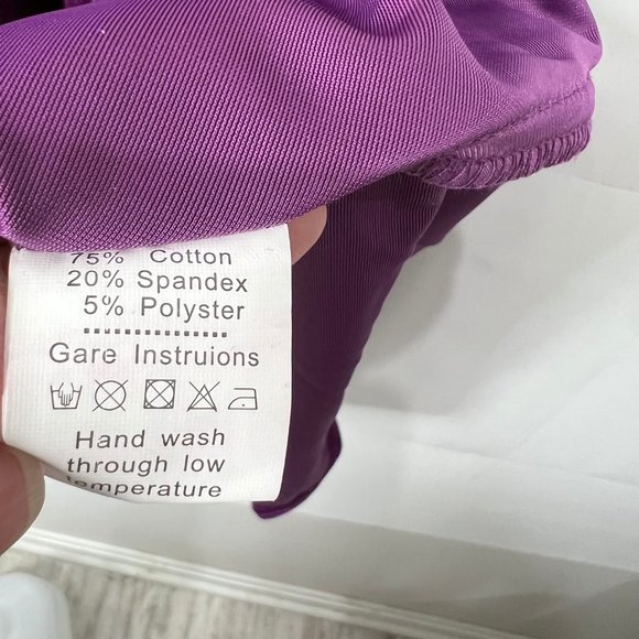 NWT iLover Dress sz Lg Purple Velvet Gothic Vintage Look Fit & Flare - Picture 10 of 10